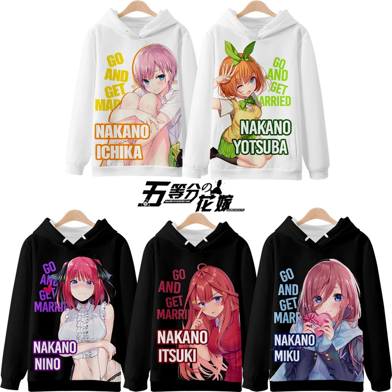vivi 2025 3D パーカー五等分の花嫁コスプレパーカ - Quintuplets Anime Cosplay のレビューと価格
