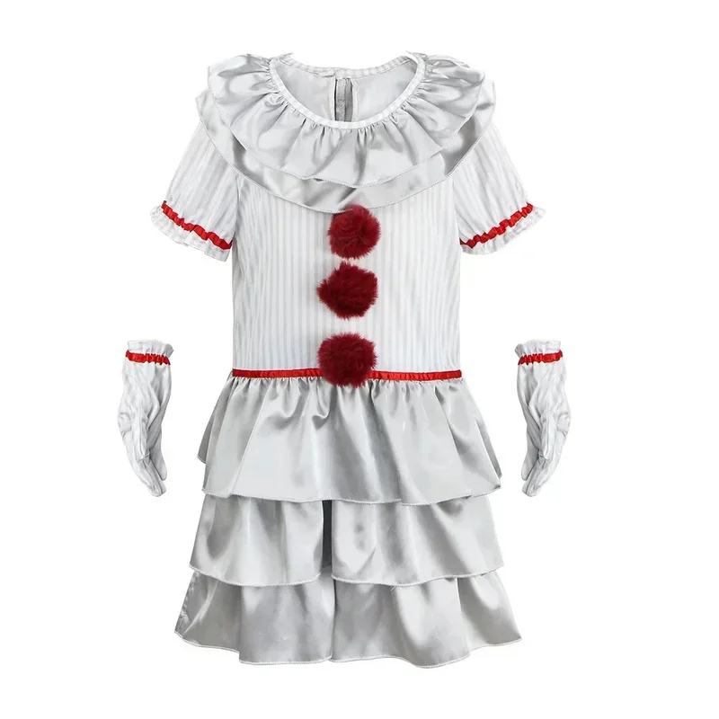 ABC123ハロウィン イット ペニーワイズ リトルコスチュ - Anime Cosplay Little Girl のレビューと価格