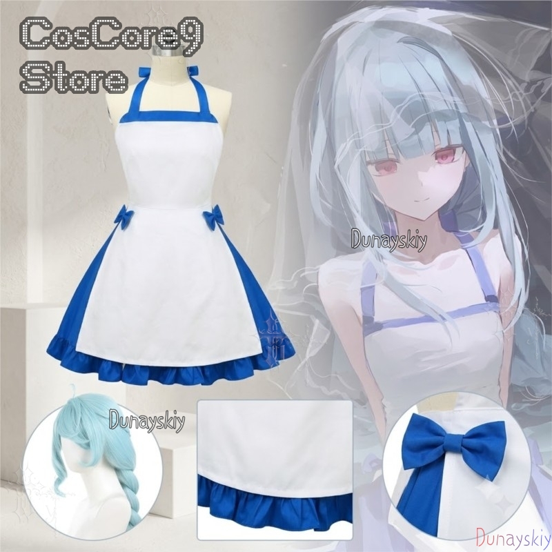 ブルーキャラクタードレスゼノ夏ハロウィン後フルコスプレ衣装女 - Zenos Anime Cosplay のレビューと価格