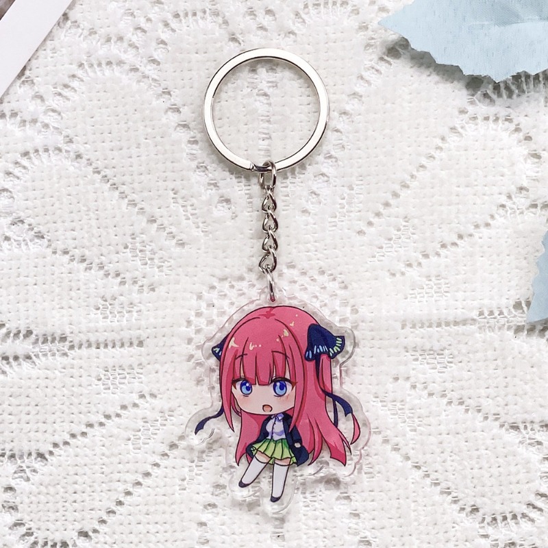 人気アニメ「五等分の花嫁」キーホルダー5個セット アクリルキ - Quintuplets Anime Cosplay のレビューと価格