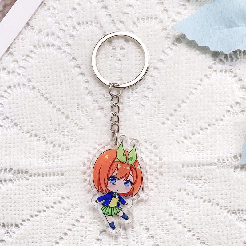 人気アニメ「五等分の花嫁」キーホルダー5個セット アクリルキ - Quintuplets Anime Cosplay のレビューと価格