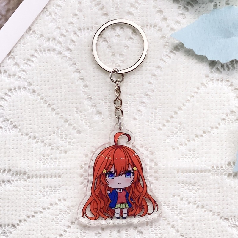 人気アニメ「五等分の花嫁」キーホルダー5個セット アクリルキ - Quintuplets Anime Cosplay のレビューと価格