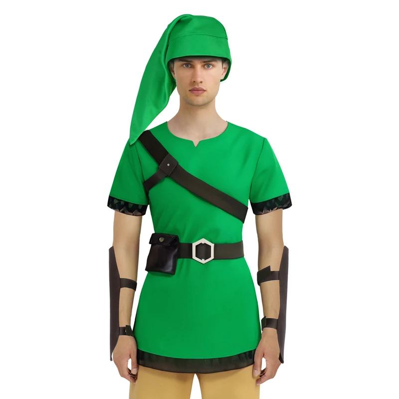 COSClassic リンクコスプレ衣装セットグリーンチュニ - Anime Cosplay Link のレビューと価格