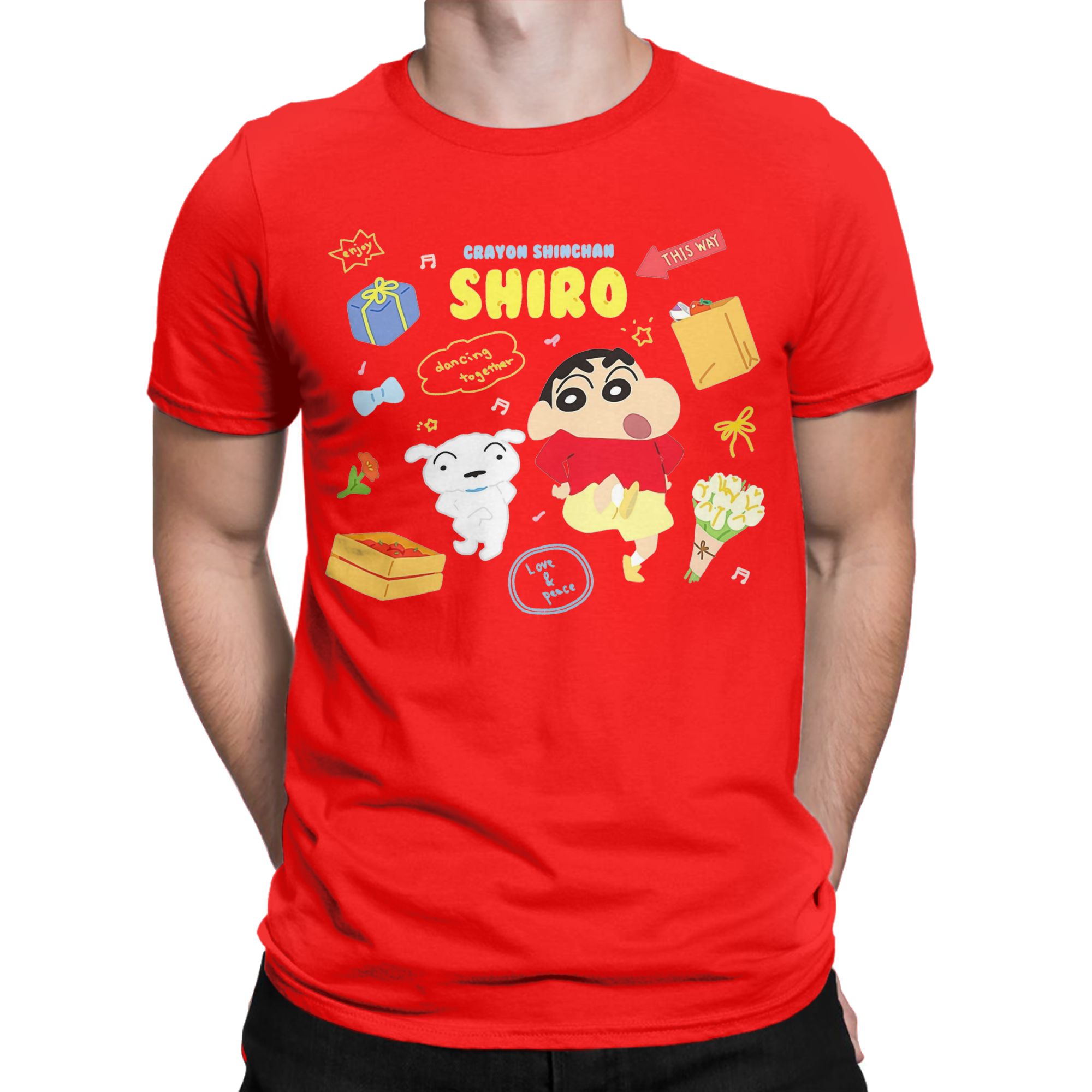 クレヨンしんちゃん Tシャツ男性女性かわいいアニメマンガヴィ - Anime Cosplay Ideas Male のレビューと価格