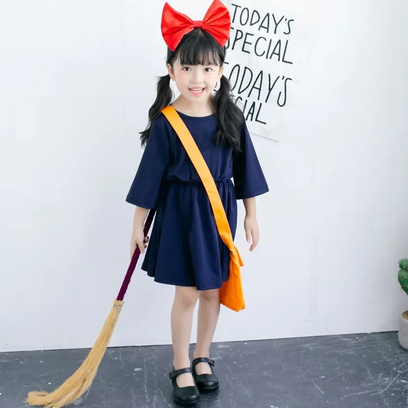 子供用ハロウィンコスチューム 子供服 リトルウィッチデリバリ - Anime Cosplay Little Girl のレビューと価格