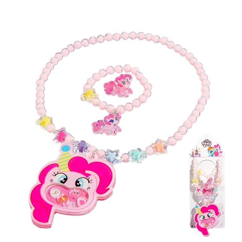 マイリトルポニー子供用ネックレスセットマイリトルポニーアニメ - Anime Cosplay Little Girl のレビューと価格