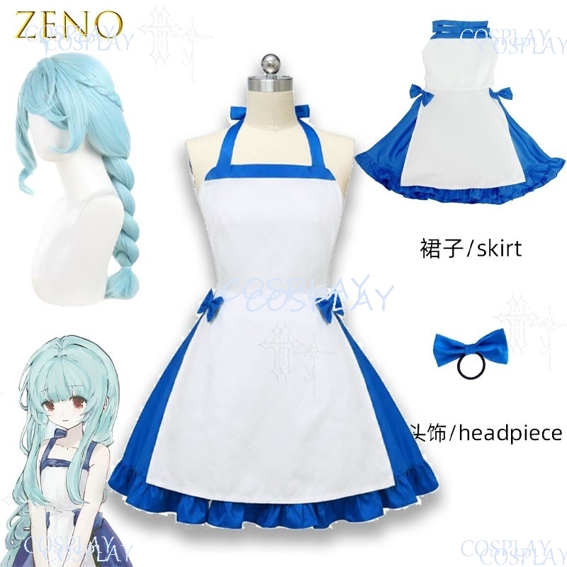 ブルーハロウィンフルコスプレ衣装ファッションコスチュームキャ - Zenos Anime Cosplay のレビューと価格